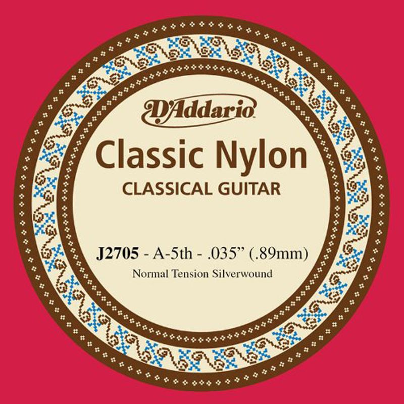 D Addario J2705 Student Single Classical Guitar String A Cosmo