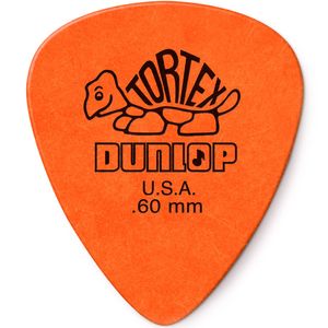 Dunlop Tortex Standard Guitar Picks - 0.60mm, 12 Pack