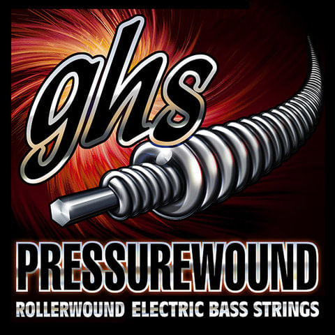 GHS 7700 Pressurewound Flats Alloy 52 Bass Guitar Strings Light