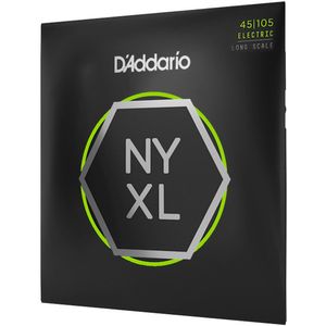 D'Addario NYXL Bass Guitar Strings - 45-105 Light Top/Medium Bottom, Long Scale