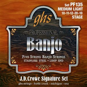 GHS JD Crowe Signature Banjo String Set
