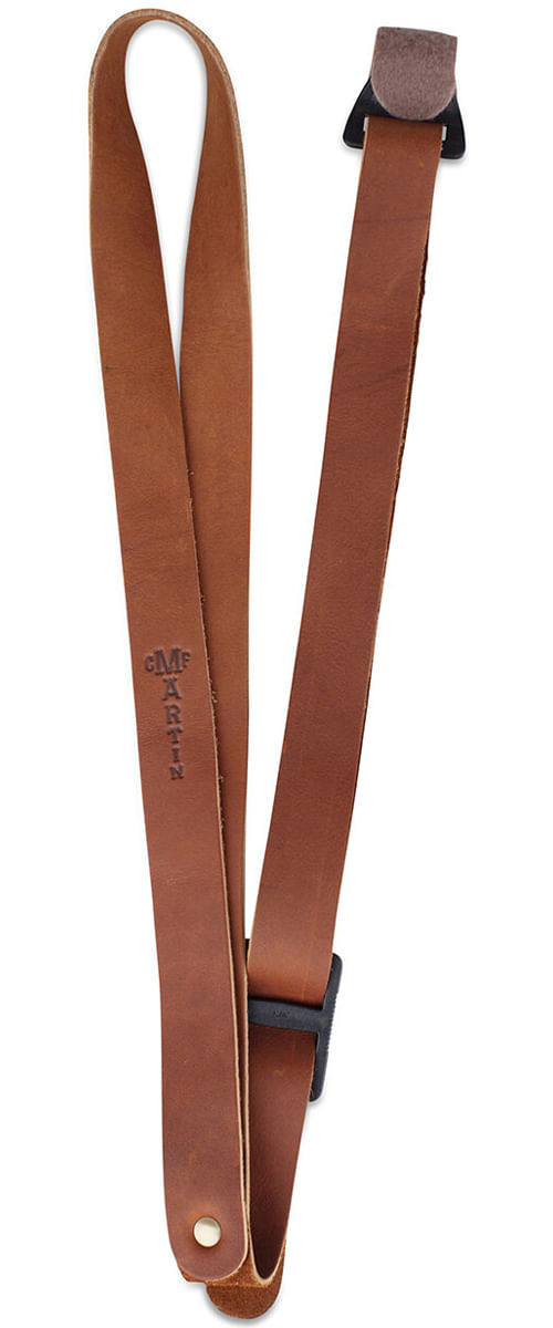 Martin Leather Ukulele Strap - Brown - Cosmo Music