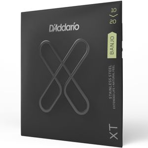 D'Addario XT Stainless Steel Banjo Strings - Medium, Light