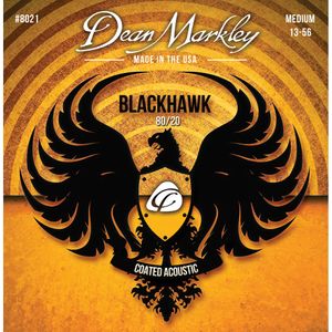 Dean Markley Blackhawk 80/20 Bronze Acoustic Guitar Strings - Medium, 13-56