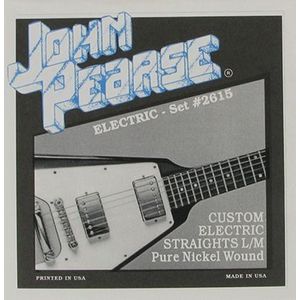 John Pearse JP2615 Electric Guitar Strings - Straights Custom, Pure Nickel Wound