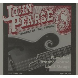 John Pearse JP2050L Mandolin Strings - Light, Phosphor Bronze