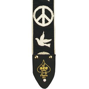 Ace Vintage Reissue Guitar Strap - Peace/Dove