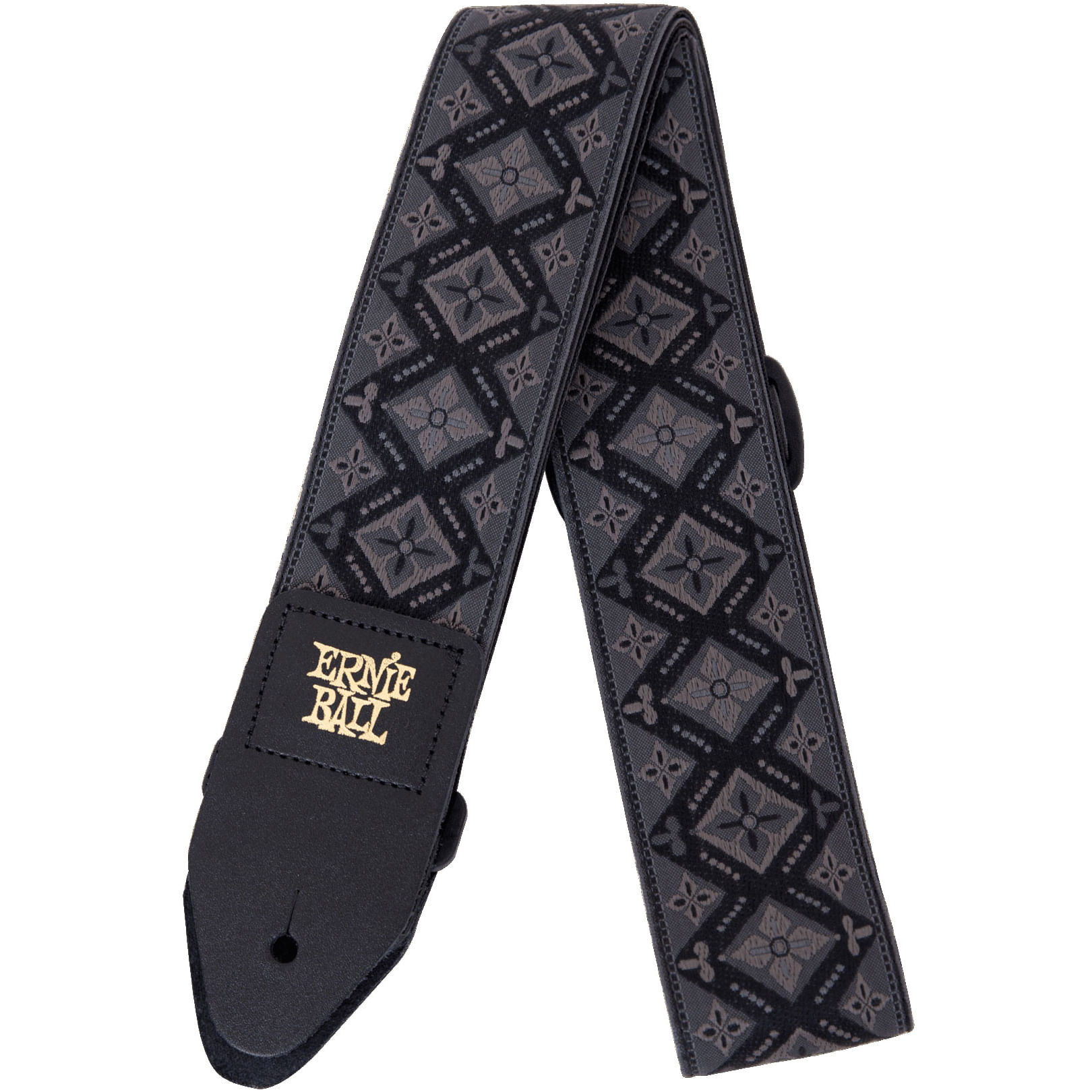 Ernie Ball Jacquard Guitar Strap Regal Black Cosmo Music