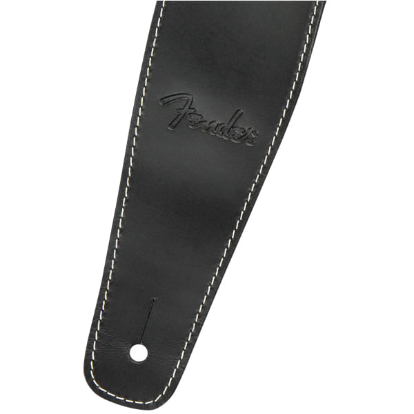 Fender BrokenIn Leather Guitar Strap Black Cosmo Music