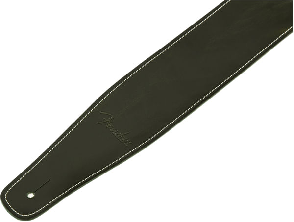 Fender Broken-In Leather Guitar Strap - Green - Cosmo Music