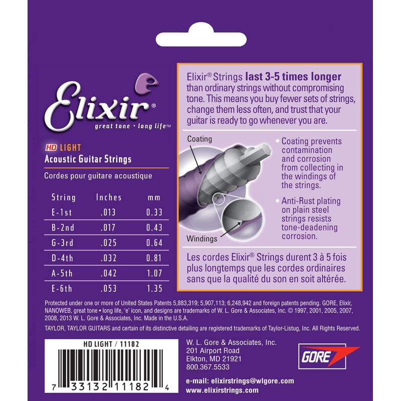 Elixir hd outlet light strings