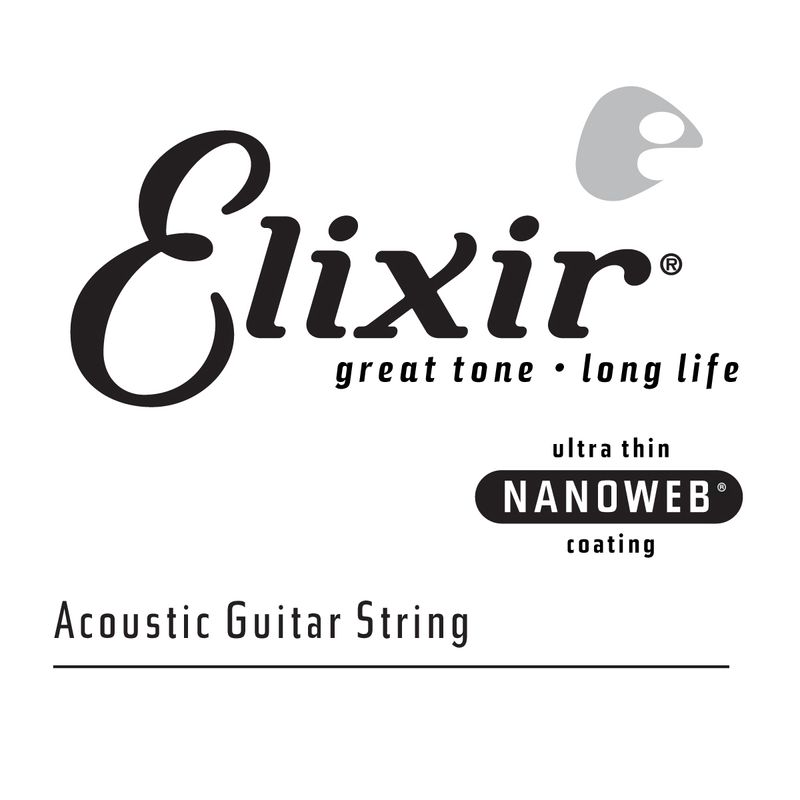 Elixir Phosphor Bronze Acoustic Guitar String with Nanoweb Coating