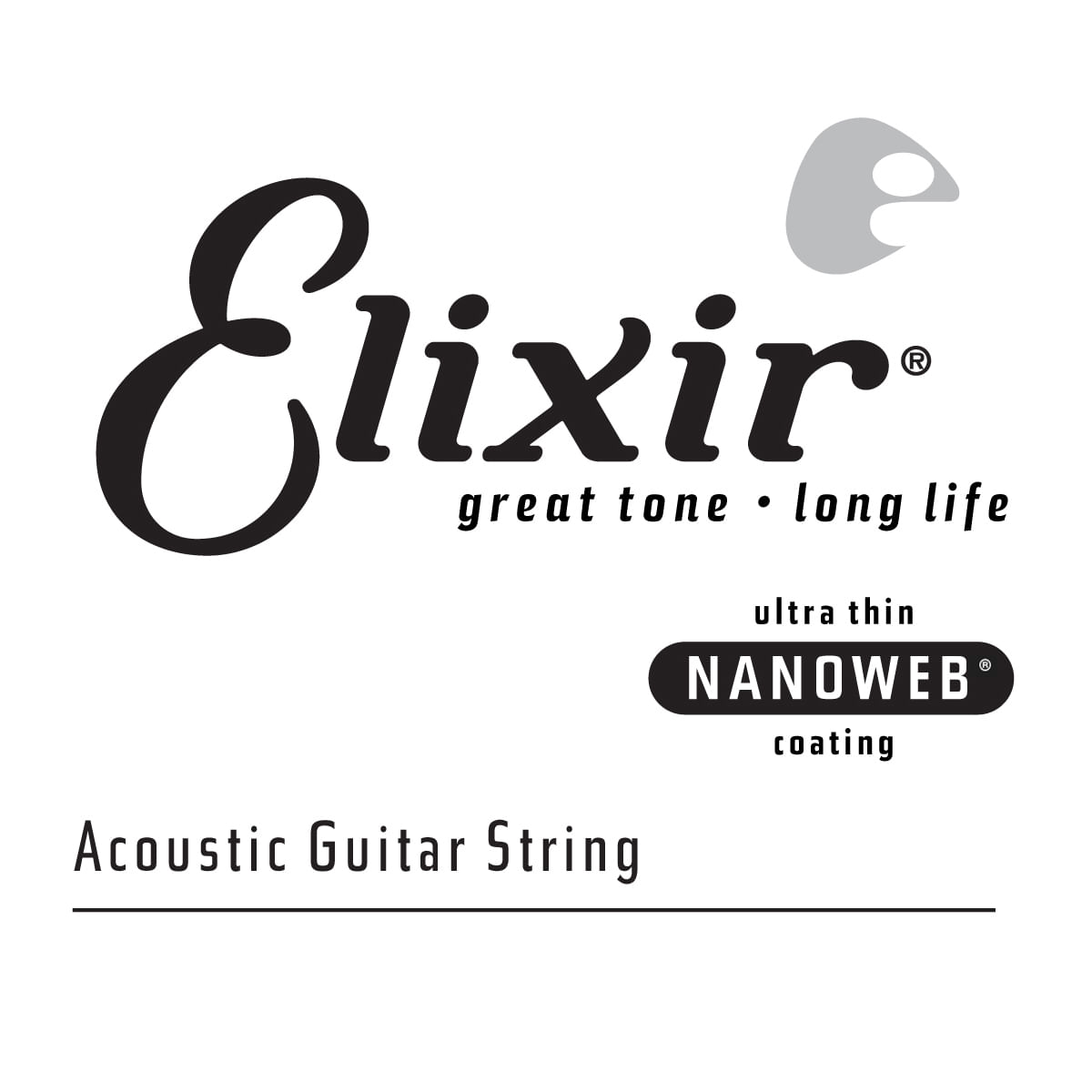 Elixir 80/20 Bronze Acoustic Guitar String with Nanoweb Coating