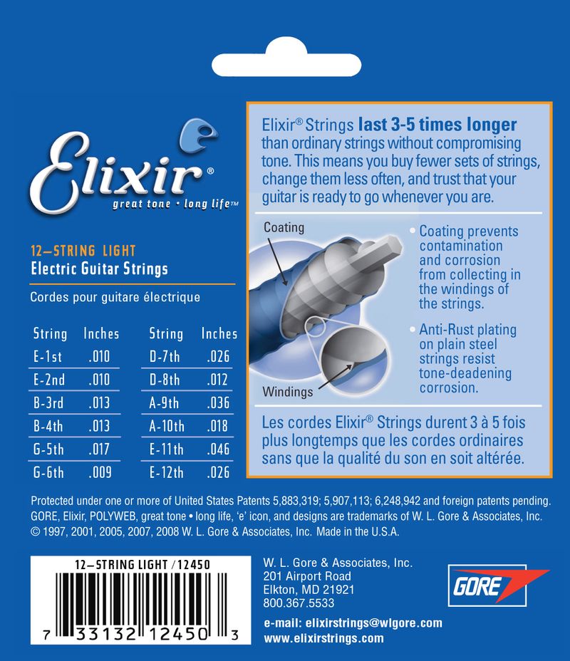 Elixir light deals electric guitar strings