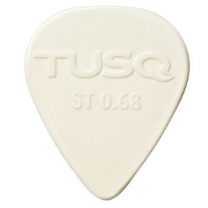 Graph Tech PQP-0068-W72 Standard Tusq Guitar Picks - White, 0.68mm, 72 Pack