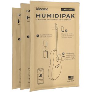 D'Addario Humidipak Conditioning System - 3 Pack