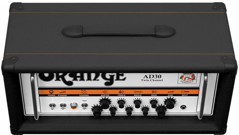 Orange AD30 Tube Guitar Amp Head - Black - Cosmo Music