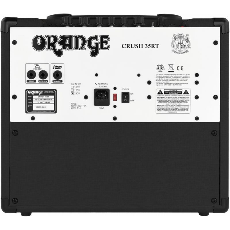 Orange Crush 35RT Guitar Combo Amp - Black - Cosmo Music