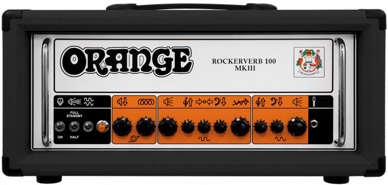 Orange Rockerverb 100 MKIII Tube Guitar Amp Head - Black