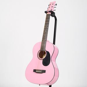 BeaverCreek BCTD601 3/4 Size Acoustic Guitar - Pink