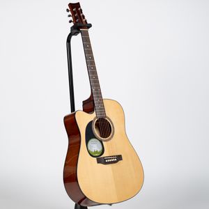 BeaverCreek BCTD101 Dreadnought Acoustic-Electric Guitar - Natrual, Left Handed