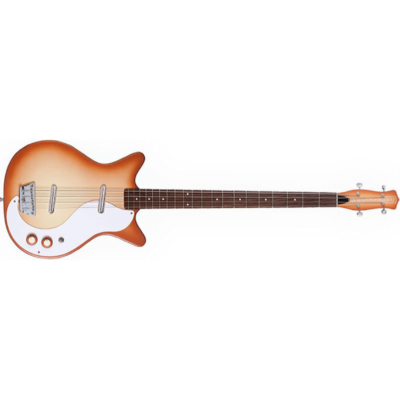 Danelectro '59DC Long Scale Bass Guitar - Copper Burst - Cosmo Music