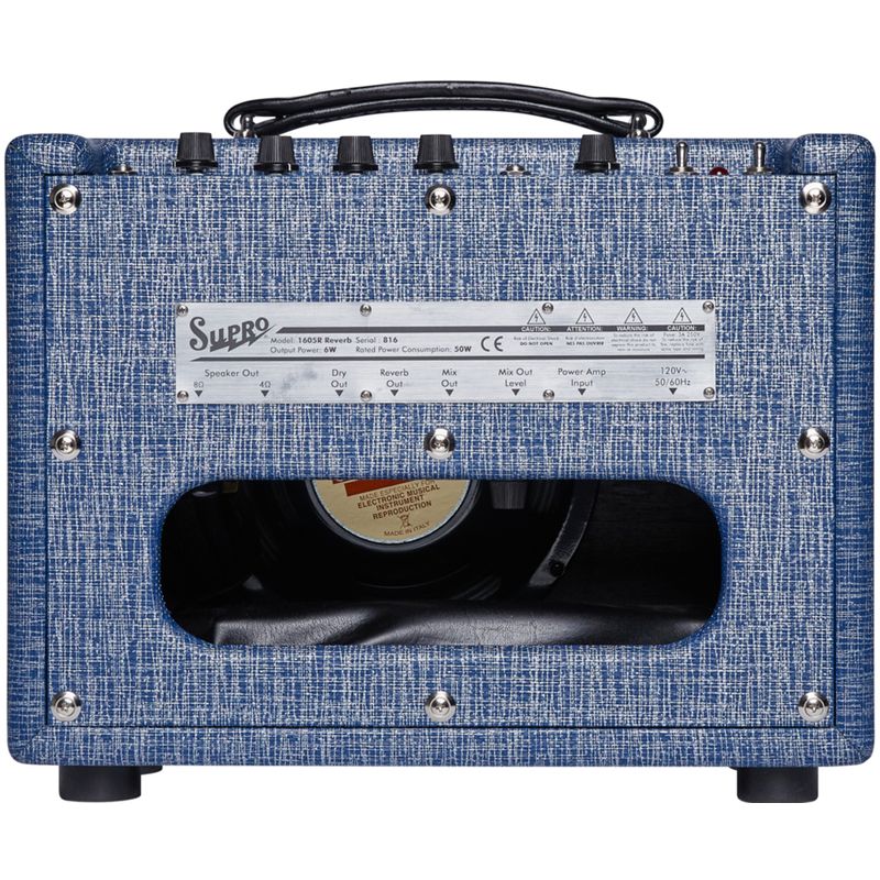 Supro 64 Reverb Tube Combo Guitar Amp Blue Rhino Cosmo Music