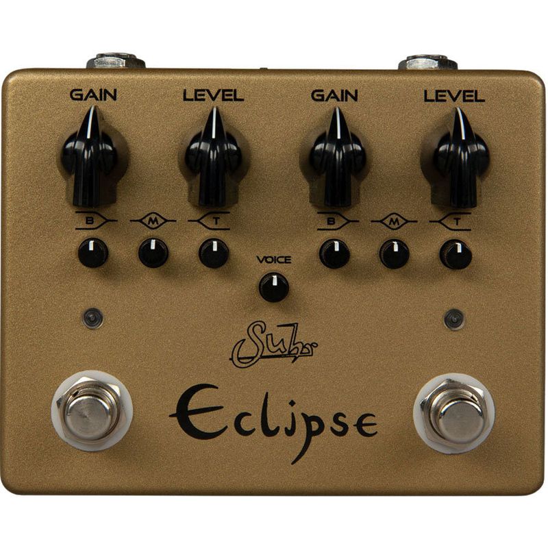 Suhr Eclipse Dual-Channel Overdrive/Distortion Pedal - Limited Edition Gold