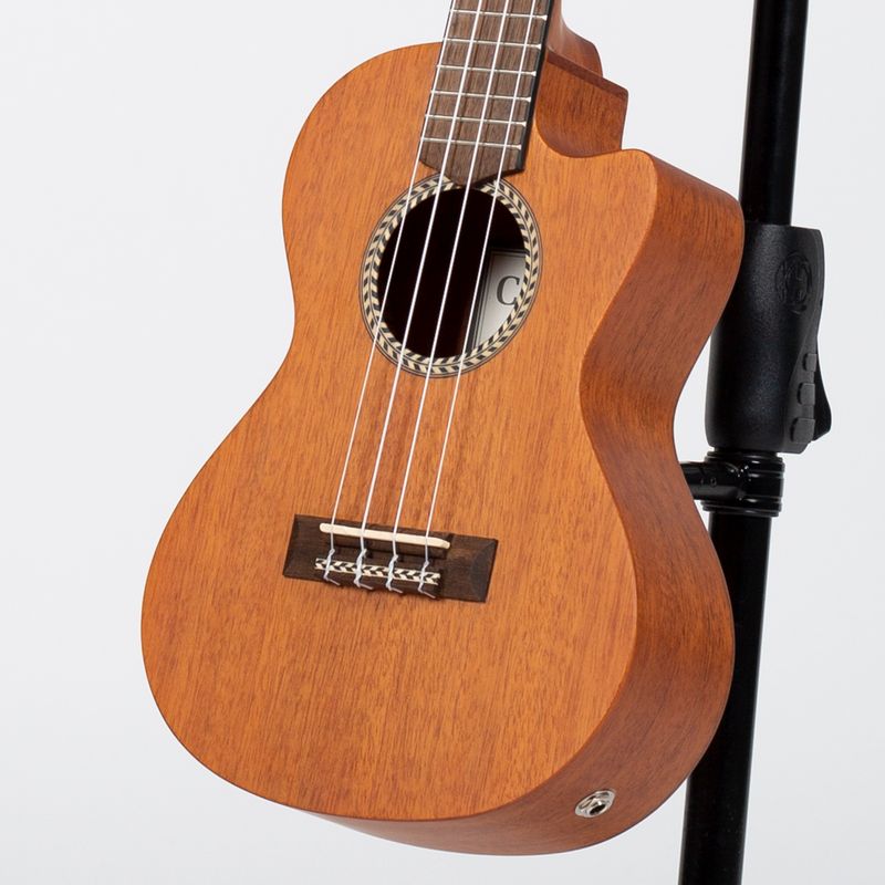 Cordoba 20TM-CE Cutaway Tenor Ukulele - Herringbone, Pickup