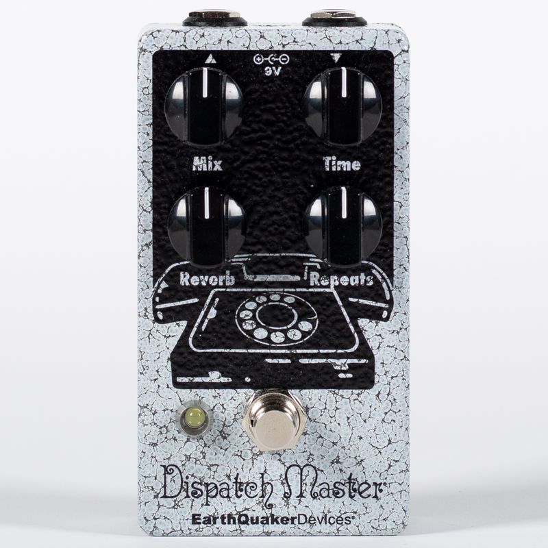 EarthQuaker Dispatch Master V3 Pedal - Limited Edition White Vein