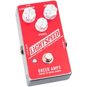 Greer Amps Lightspeed Organic Overdrive Pedal - Red