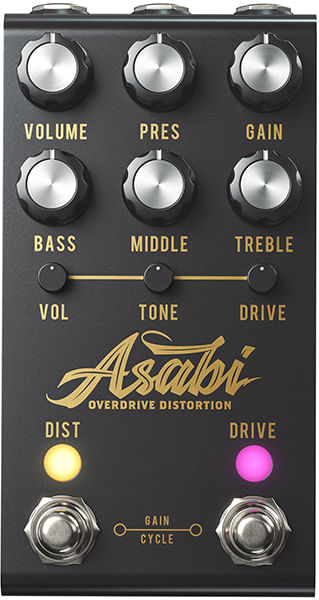 Jackson Audio Asabi Overdrive Distortion Pedal - Cosmo Music | Canada's #1  Music Store - Shop, Rent, Repair