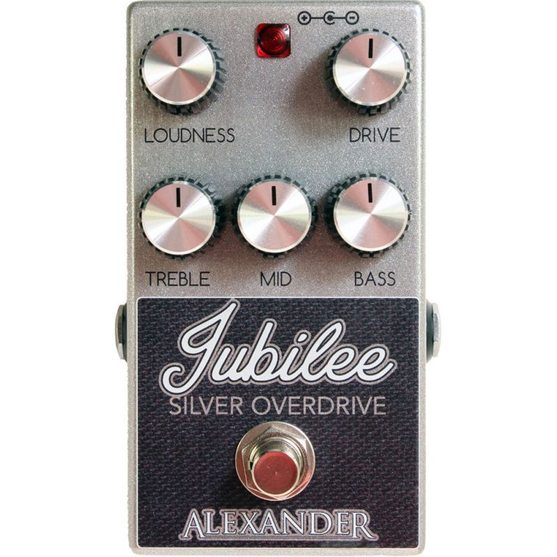 Alexander Jubilee Silver Overdrive Pedal