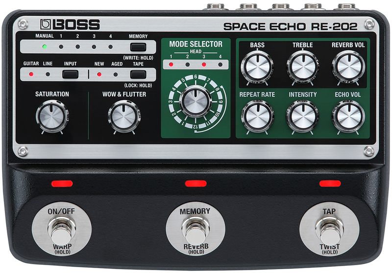 Boss RE-202 Space Echo Pedal - Cosmo Music