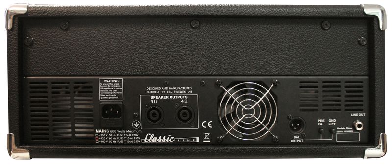 EBS Classic 500 Bass Amp Head