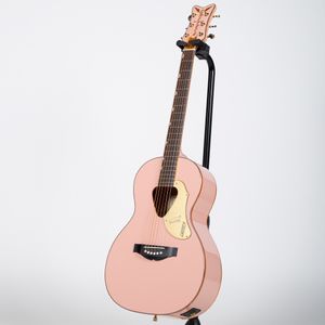 Gretsch G5021E Rancher Penguin Parlor Acoustic/Electric Guitar - Rosewood, Shell Pink