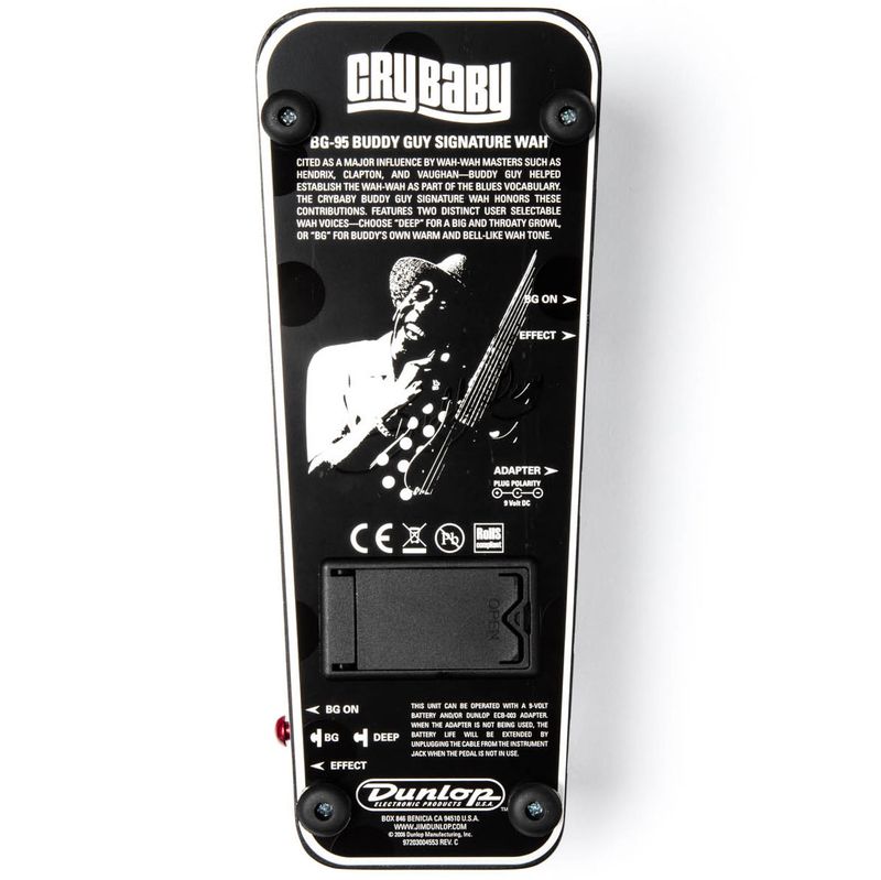Effect Pedal Dunlop Crybaby BG-95 Buddy Guy Sig.Wah - Cosmo Music