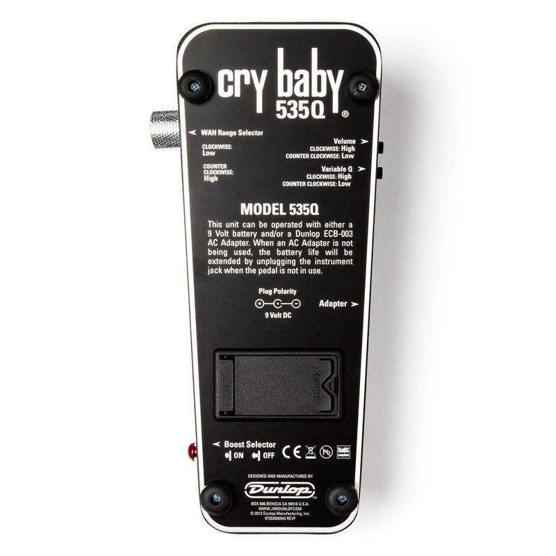 Dunlop 535Q Cry Baby Multi Wah Pedal - Cosmo Music