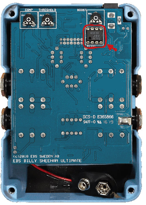 EBS BassIQ Blue Label Envelope Filter Pedal - Cosmo Music