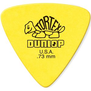 Jim Dunlop Tortex Triangle Picks - .73 mm, 6 Pack