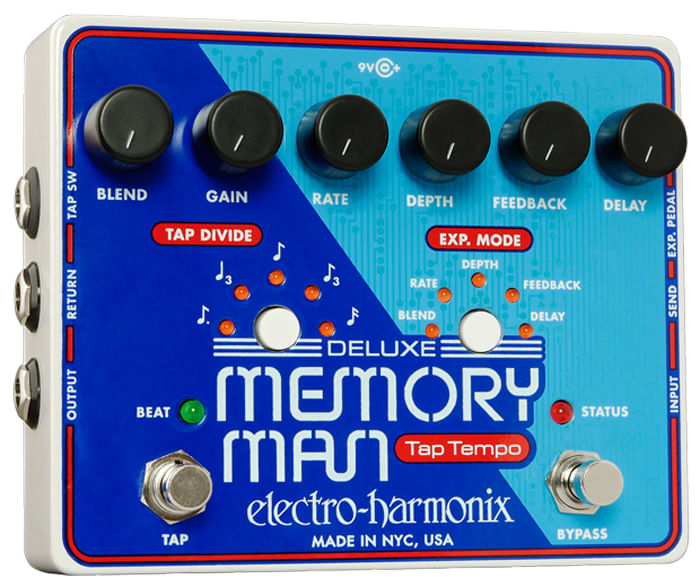 Electro-Harmonix Deluxe Memory Man with Tap Tempo - Cosmo Music