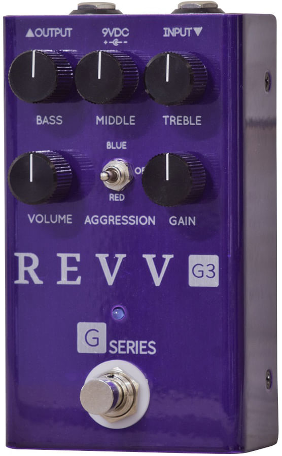 Revv Amplification G3 Overdrive and Distortion Pedal   Purple