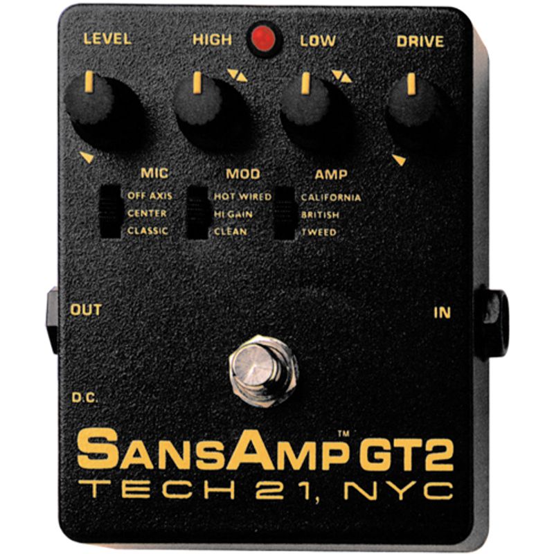 Tech 21 SansAmp GT2 Tube Amp Emulator