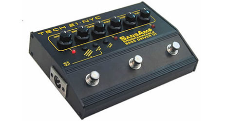 Tech 21 SansAmp Programmable Bass Driver DI Pedal - Cosmo Music