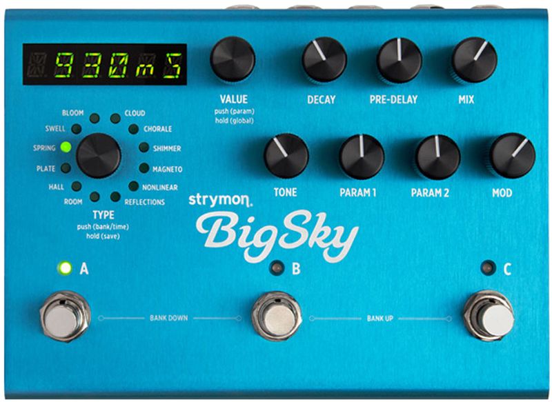 Strymon BigSky Reverb Pedal - Cosmo Music