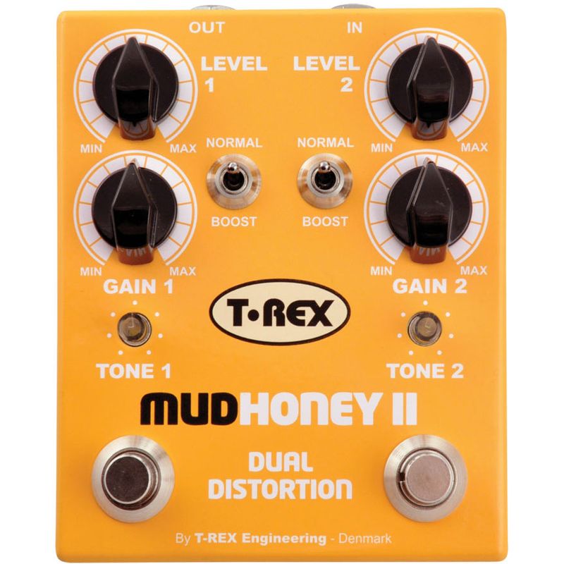 Pedal Effect T-Rex Mudhoney II Dual Distortion - Cosmo Music