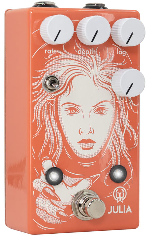 Walrus Audio Analog Chorus/Vibrato V2 Pedal - Limited Edition Coral