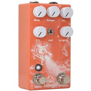 Walrus Audio Fathom Multi-Function Reverb Pedal - Limited Edition Coral