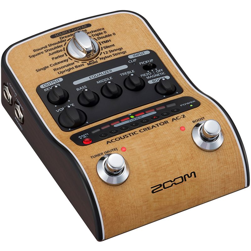 Zoom AC-2 Acoustic Creator Multi-Effects Pedal - Cosmo Music