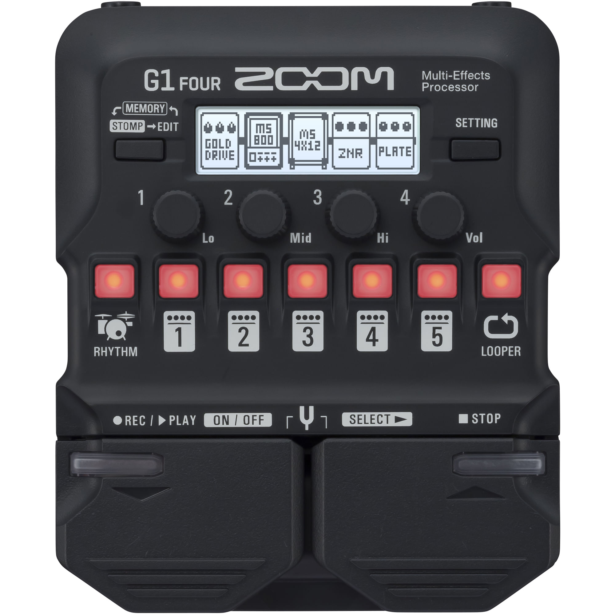 Zoom G1 Four Guitar Multi-Effects Processor - Cosmo Music